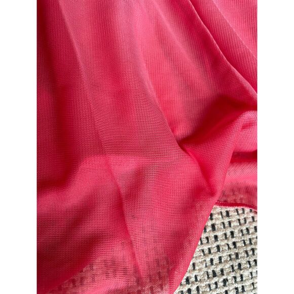 Jodi Kristopher Women Strapless Pleated Gown Coral pink Beaded Empire Waist Prom - Picture 8 of 8